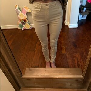 Zara Skinny Jeans in Cream